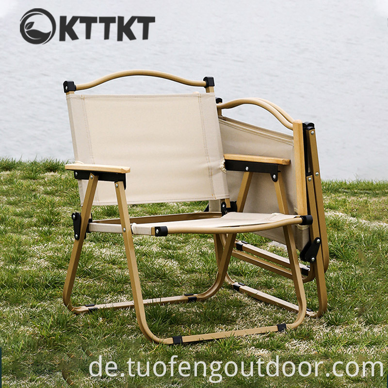 The Kermit Chair Outdoor Travelling Camping Picnic Folding Chairs Wood Grain Metal Material Jpg